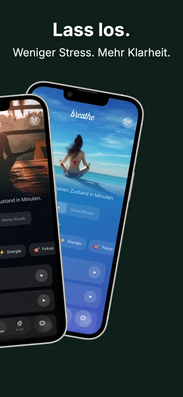 Breathe Themes — Ocean und Sunrise im Vergleich